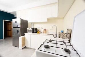 Private kitchen - La Soie Chambre - I In the Heart of Roseau (Roseau)
