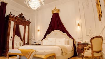 Premium bedding, memory-foam beds, minibar, in-room safe