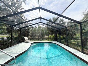 Pool - Heated pool home with a lake view! (St. Augustine)