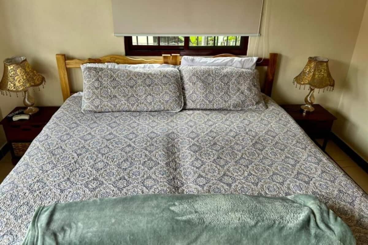 Chambre Deluxe double | DĂ©cor unique, ameublement unique, rideaux dâobscurcissement