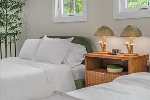 2 slaapkamers, een strijkplank/strijkijzer, reisbedje, gratis wifi