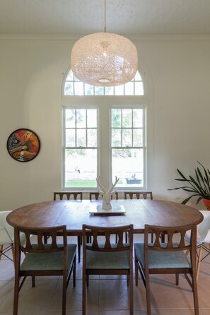 Dining - Historic Martindale Schoolhouse built in 1921 (Martindale)