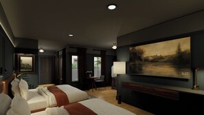 Kamar Double Standar, pemandangan kebun | Setrika/meja setrika dan Wi-Fi gratis