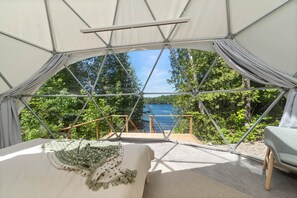 1 makuuhuone, vuodevaatteet