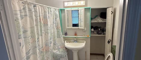 Towels, soap, toilet paper