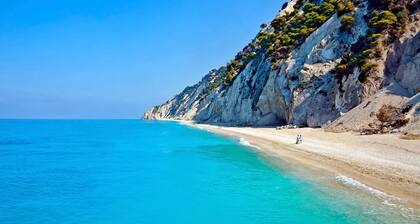 Anerada House - Seaview Stay Above Egremni Lefkada