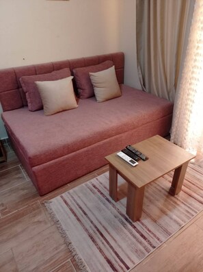 Room, 1 Bedroom, Accessible, Smoking | Living area