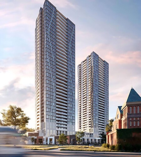 High Rise 1BR Condo w Balcony & Beautiful Views