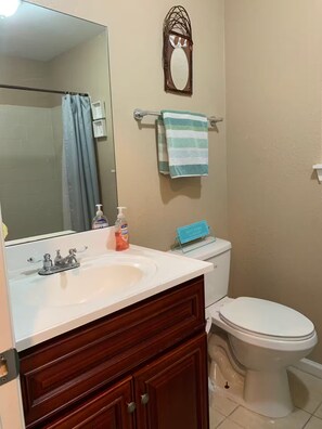 Hair dryer, soap - Sunshine Clean Gated Baytown Save Long Term Stays (Baytown)