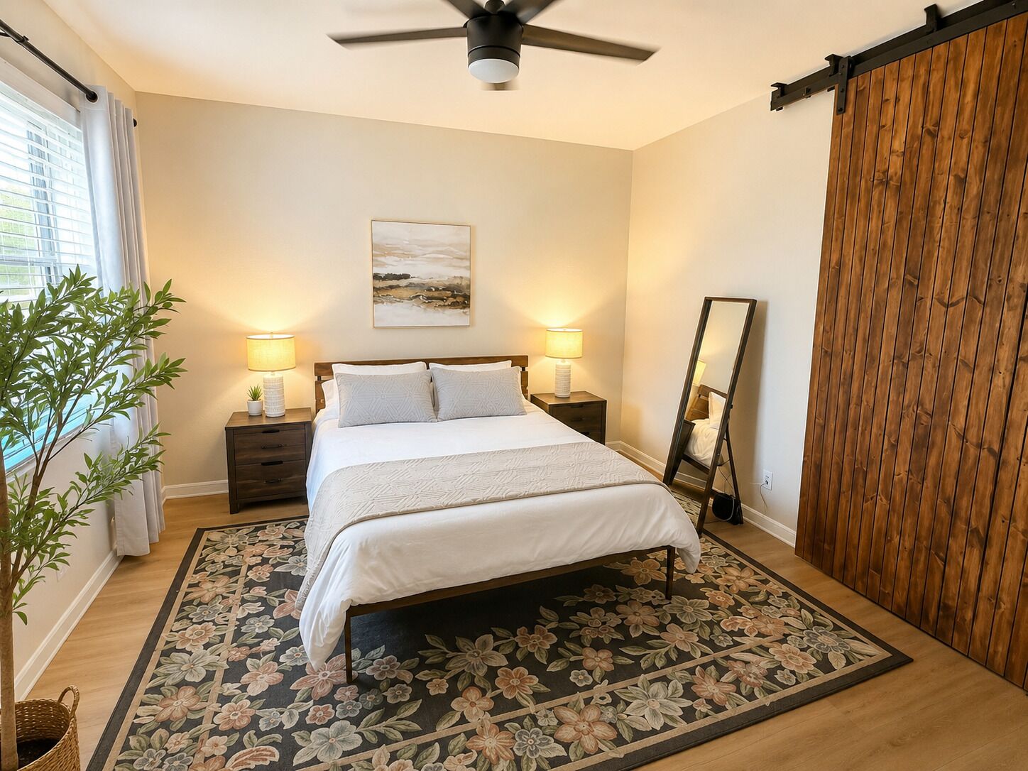 4 bedrooms, iron/ironing board, travel crib, WiFi
