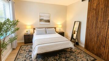 4 bedrooms, iron/ironing board, travel crib, WiFi
