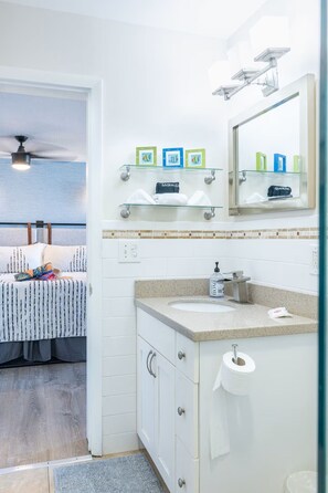 Bathroom - Waterfront Escape Steps to Sapphire Beach (East End)