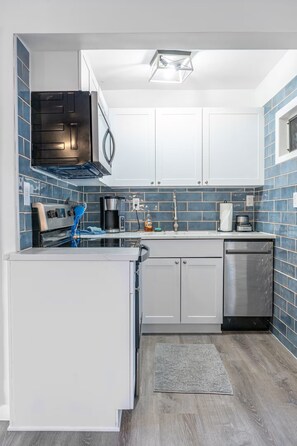 Private kitchen - Waterfront Escape Steps to Sapphire Beach (East End)