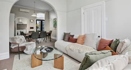 A rare fusion of heritage charm and contemporary elegance. Meticulously styled and presented.