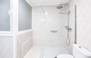 Shower, hair dryer