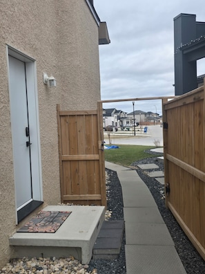 Exterior detail - The Peaceful Lower Loft 
Where Comfort Meets Quiet Escape. (Winnipeg)