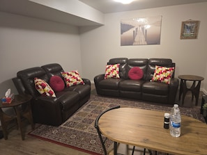 Smart TV - The Peaceful Lower Loft 
Where Comfort Meets Quiet Escape. (Winnipeg)