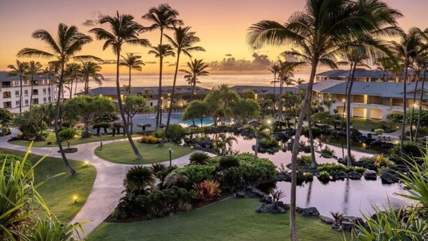 Property grounds - Kauai Escape at The Point at Poipu –Spacious Ocean View 2-Bedroom Villas (Koloa)