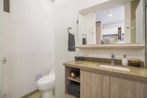 Comfort-Studio, Balkon | Badezimmer
