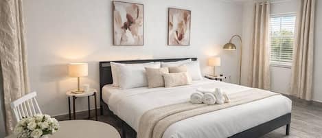 Iron/ironing board, WiFi, bed sheets