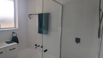 Towels, soap, toilet paper