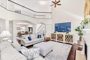TV - Grand Pines Getaway | Backyard, Gas Grill, + Beach (Ocean Pines)