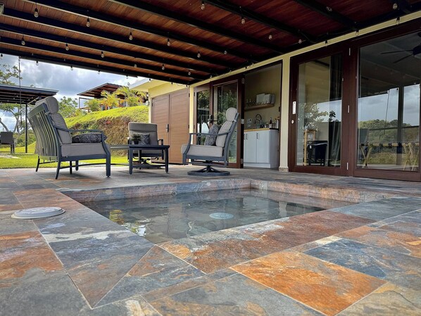 Terrace/patio - Unique Tiny Home · Pool · Mountain Views · Aguada (Aguada)