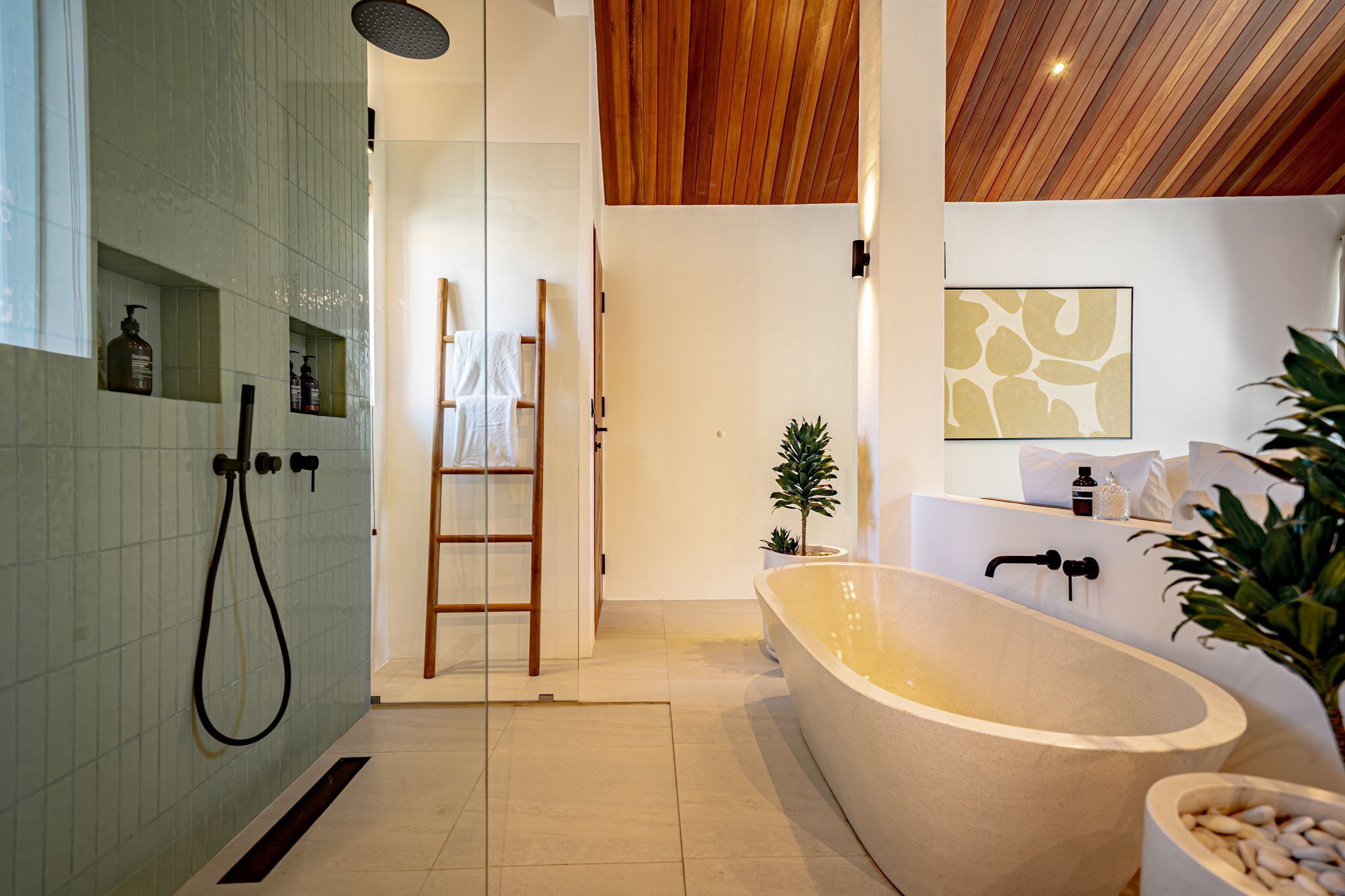 Luxury Villa, 1 King Bed, Pool View | Bathroom