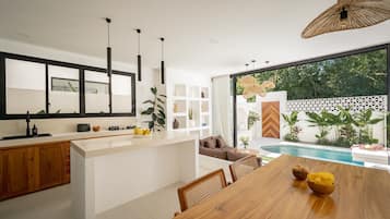 Luxury Villa, 1 King Bed, Pool View | View from room