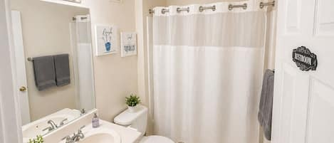 Towels, soap, toilet paper