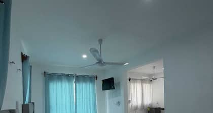 Room with double bed + single bed in Xul-Ha