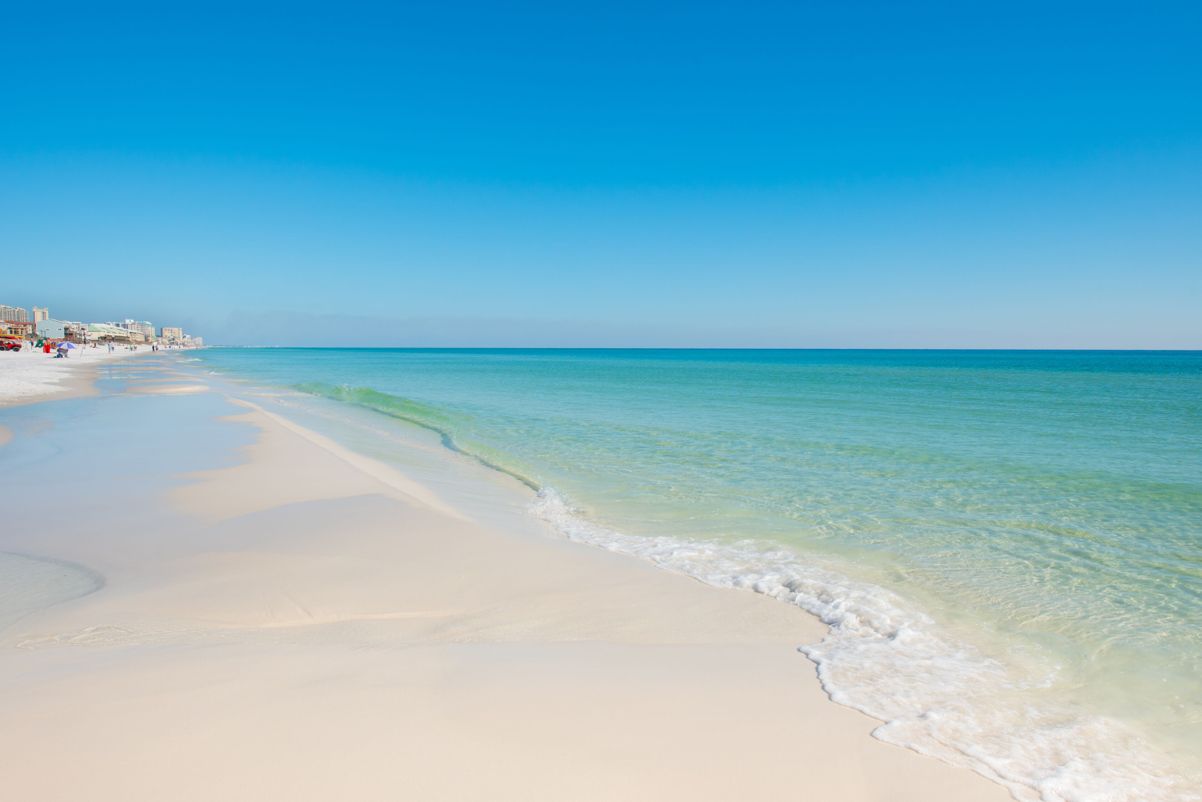 Vlak bij het strand