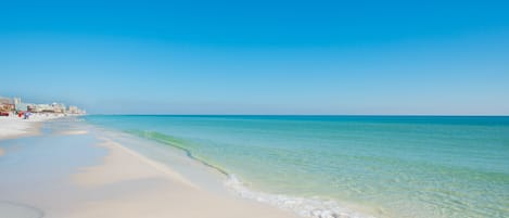 Vlak bij het strand