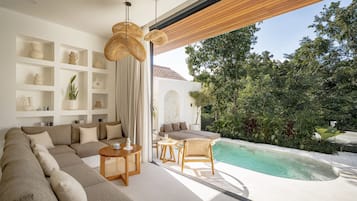 Vila luxo, 3 quartos, vista para a piscina | Vista do quarto