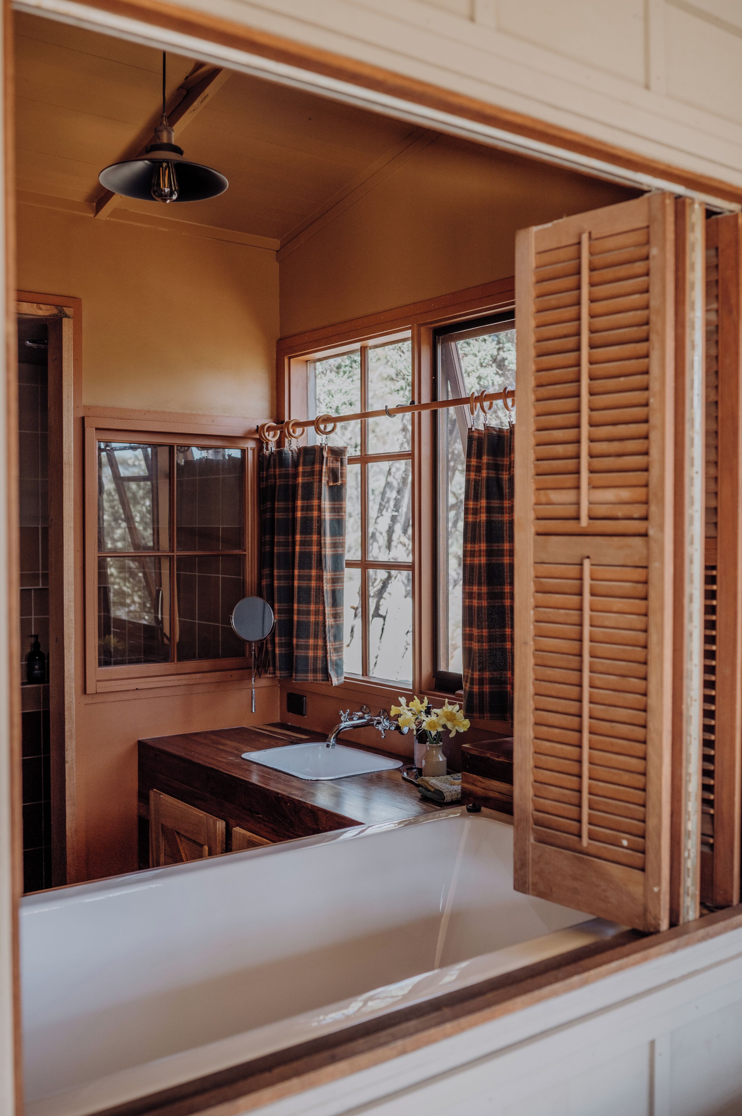 Eco-friendly toiletries, towels, soap, shampoo