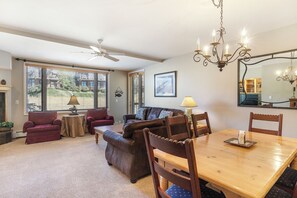 Interior - Peaceful Retreat, Pool&Hot Tub, Walk to Village, Private Shuttle, Bike Anywhere! (Steamboat Springs)