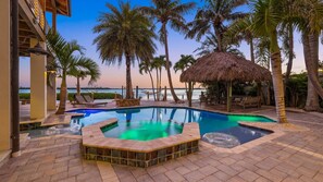 A heated pool - Sarasota Bay Luxury Retreat | Sleeps 19 w/ Pool, Spa & Waterfront Views (Bradenton)