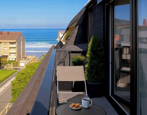 Balcony - Loft Penthouse on the Beach With 2 Terraces (Zarautz)