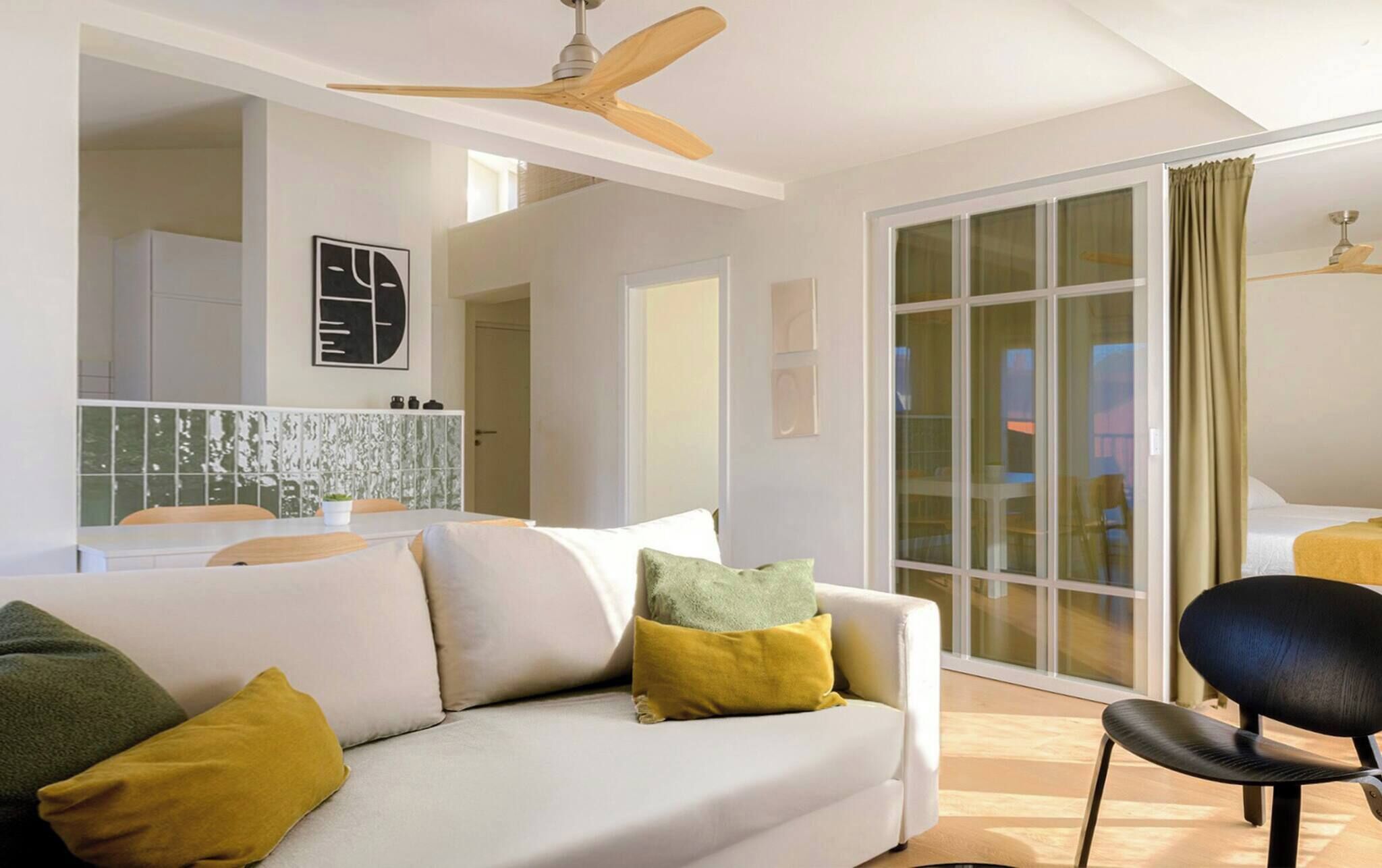 Apartemen, 2 kamar tidur, balkon | Area keluarga | Buku