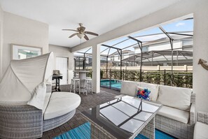 Terrace/patio - The Enchanted Windsor I Min to Disney I Waterpark (Kissimmee)