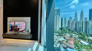 Pemandangan kota dari properti