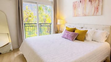 1 bedroom, iron/ironing board, internet, bed sheets
