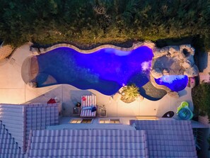 Indoor pool, a heated pool
