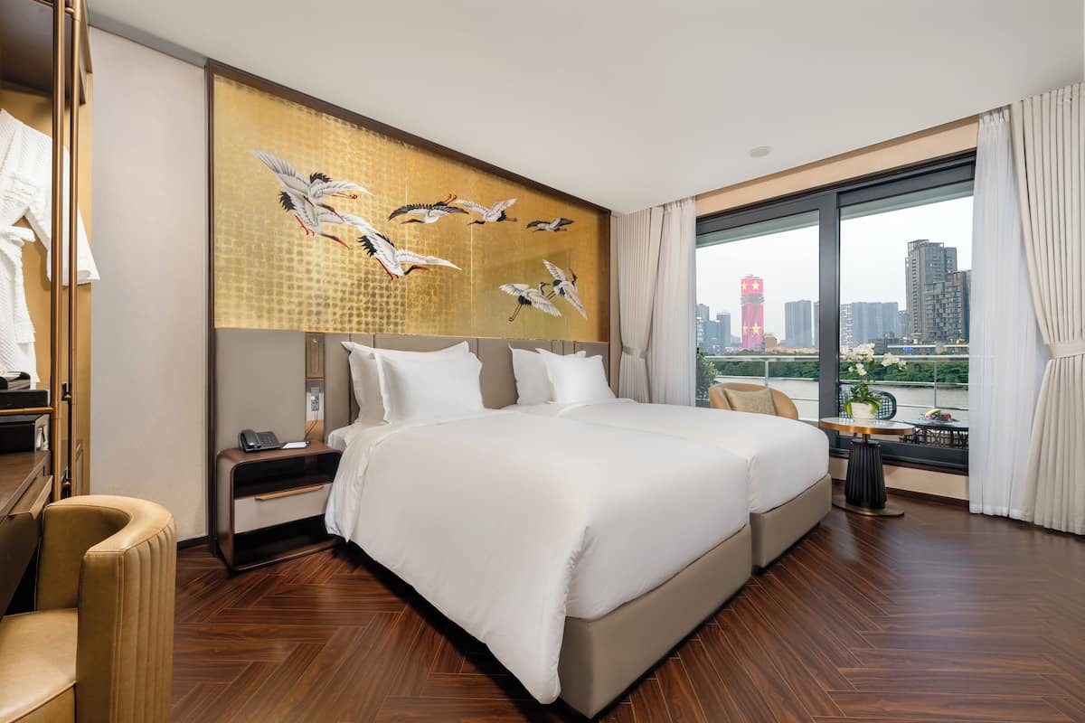 Executive Twin Room, Balcony | Desk, iron/ironing board, free WiFi, wheelchair access