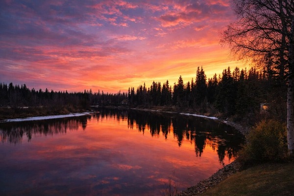 Stunning sunrise