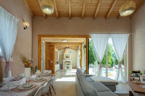 Luxury Villa, Multiple Bedrooms (Villa Stonica With Pool) | Living area - Villa Stonica With Pool (Tinjan)
