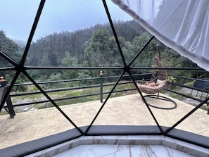 Classic Tent, Mountain View | Balcony view - Meraki Cabañas & Glamping By GEstores (Mineral del Chico)