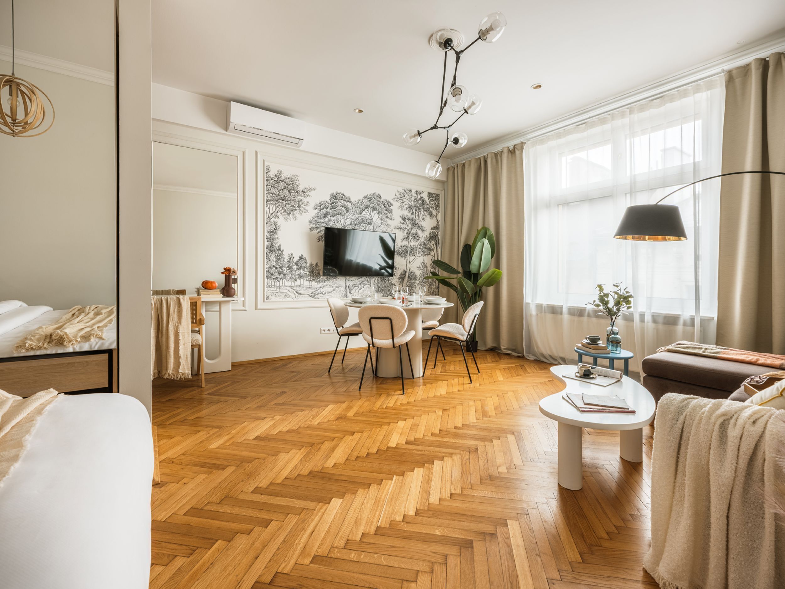 Apartamento conforto, vista para o pátio | Individualmente decorados, individualmente mobiliados