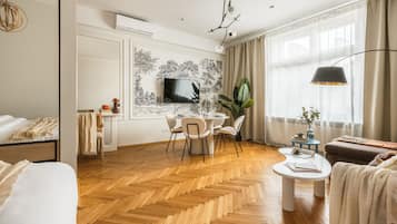 Apartamento conforto, vista para o pátio | Individualmente decorados, individualmente mobiliados