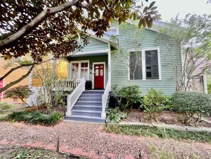 Exterior detail - Verdant Red Door Retreat (Galveston)